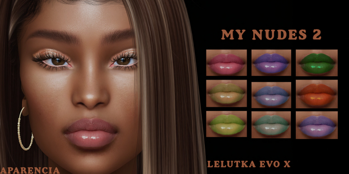 Second Life Marketplace - [Aparencia] -My Nudes lipstick 02